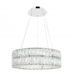  Madeline LED Chandelier With Chrome Finish (1044P20-601-R-2C) - CWI