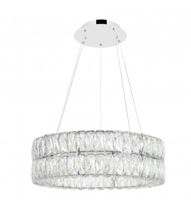 Madeline LED Chandelier With Chrome Finish (1044P20-601-R-2C) - CWI  Madeline LED Chandelier With Chrome Finish (1044P20-601-R-2C) - CWI