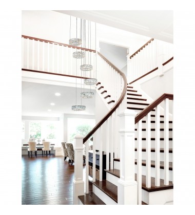 Madeline LED Chandelier With Chrome Finish (1044P24-601-R-6C) - CWI  Madeline LED Chandelier With Chrome Finish (1044P24-601-R-6C) - CWI