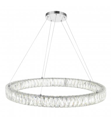 Madeline LED Chandelier With Chrome Finish (1044P32-601-R-1C) - CWI  Madeline LED Chandelier With Chrome Finish (1044P32-601-R-1C) - CWI