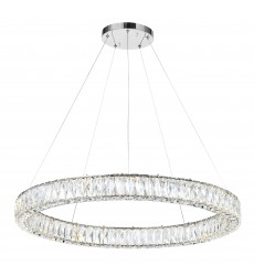  Madeline LED Chandelier With Chrome Finish (1044P32-601-R-1C) - CWI