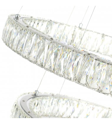 Madeline LED Chandelier With Chrome Finish (1044P32-601-R-2C-B) - CWI  Madeline LED Chandelier With Chrome Finish (1044P32-601-R-2C-B) - CWI