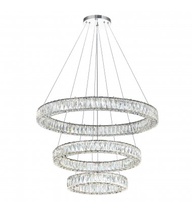 Madeline LED Chandelier With Chrome Finish (1044P32-601-R-3C) - CWI  Madeline LED Chandelier With Chrome Finish (1044P32-601-R-3C) - CWI