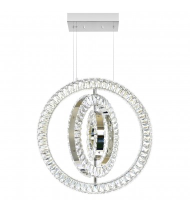  Celina LED Chandelier With Chrome Finish (1046P20-3-601) - CWI