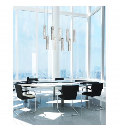  CWI-Celina LED Chandelier With Chrome Finish (1046P32-9-601-RC)