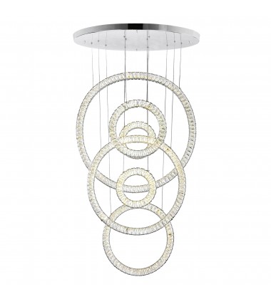  Celina LED Chandelier With Chrome Finish (1046P34-6-601) - CWI