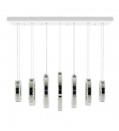  Celina LED Chandelier With Chrome Finish (1046P37-7-601-RC) - CWI