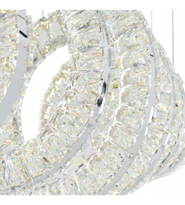  Celina LED Chandelier With Chrome Finish (1046P37-7-601-RC) - CWI