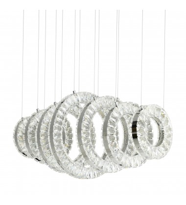  Celina LED Chandelier With Chrome Finish (1046P37-7-601-RC) - CWI