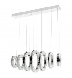  Celina LED Chandelier With Chrome Finish (1046P37-7-601-RC) - CWI