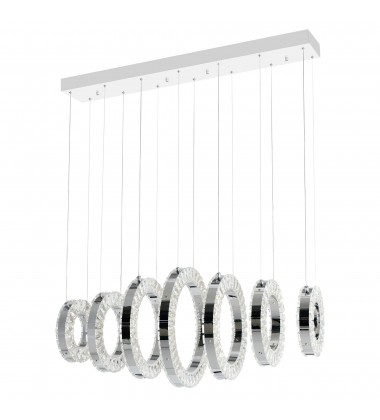  Celina LED Chandelier With Chrome Finish (1046P37-7-601-RC) - CWI