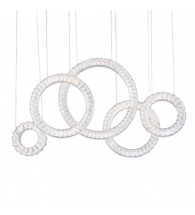  Celina LED Chandelier With Chrome Finish (1046P43-5-601-RC) - CWI