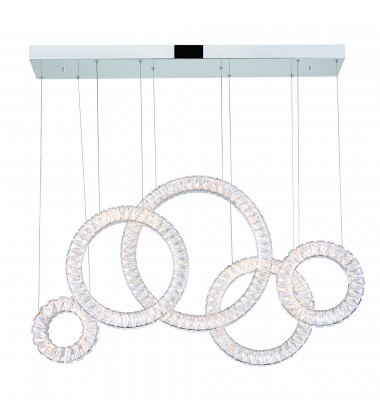  Celina LED Chandelier With Chrome Finish (1046P43-5-601-RC) - CWI