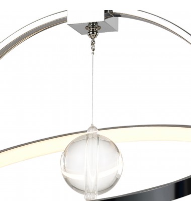  Colette LED Chandelier With Chrome Finish (1054P17-601) - CWI