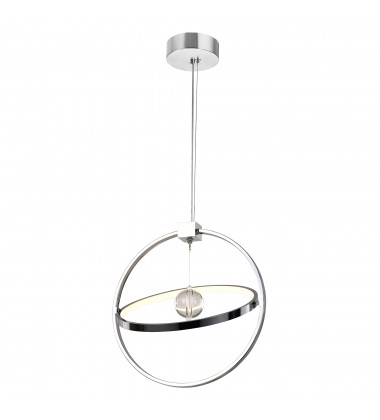  Colette LED Chandelier With Chrome Finish (1054P17-601) - CWI