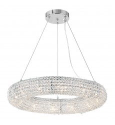  Veronique 12 Light Chandelier With Chrome Finish (1057P32-12-601) - CWI