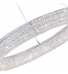  Veronique 16 Light Chandelier With Chrome Finish (1057P40-16-601) - CWI
