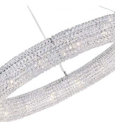  Veronique 16 Light Chandelier With Chrome Finish (1057P40-16-601) - CWI