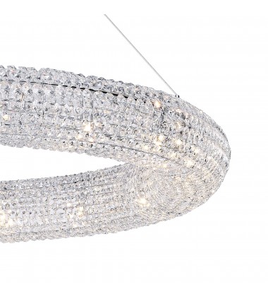  Veronique 16 Light Chandelier With Chrome Finish (1057P40-16-601) - CWI