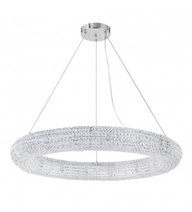  Veronique 16 Light Chandelier With Chrome Finish (1057P40-16-601) - CWI