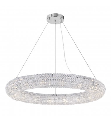  Veronique 16 Light Chandelier With Chrome Finish (1057P40-16-601) - CWI