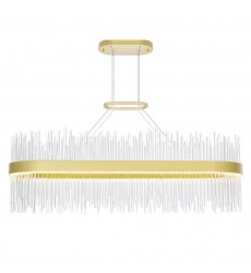  Genevieve LED Chandelier With Medallion Gold Finish (1063P39-169-RC) - CWI