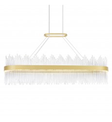 Genevieve LED Chandelier With Medallion Gold Finish (1063P47-169-RC) - CWI