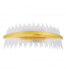  Genevieve LED Wall Sconce With Medallion Gold Finish (1063W32-169) - CWI