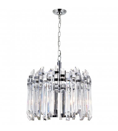  Henrietta 4 Light Chandelier With Chrome Finish (1065P16-4-601) - CWI