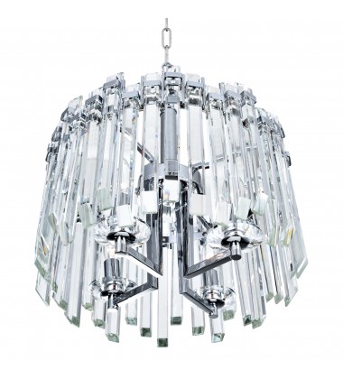  Henrietta 4 Light Chandelier With Chrome Finish (1065P16-4-601) - CWI