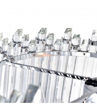  Henrietta 6 Light Chandelier With Chrome Finish (1065P24-6-601) - CWI