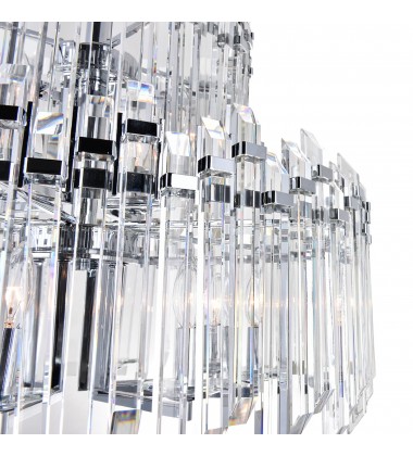  Henrietta 12 Light Chandelier With Chrome Finish (1065P28-12-601) - CWI