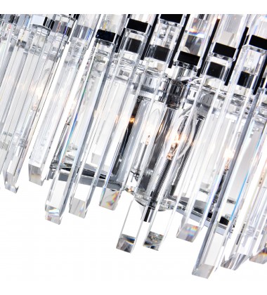  Henrietta 12 Light Chandelier With Chrome Finish (1065P28-12-601) - CWI