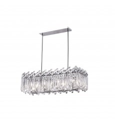  Henrietta 8 Light Chandelier With Chrome Finish (1065P33-8-601-RC) - CWI