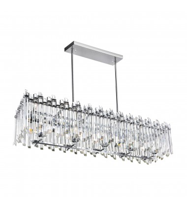 Henrietta 10 Light Chandelier With Chrome Finish (1065P47-10-601-RC) - CWI Henrietta 10 Light Chandelier With Chrome Finish (1065P47-10-601-RC) - CWI