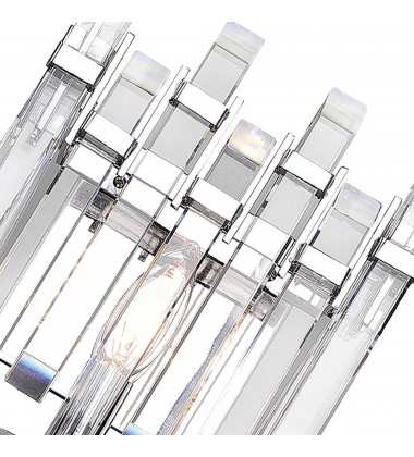  Henrietta 1 Light Wall Sconce With Chrome Finish (1065W8-1-601) - CWI