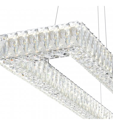 Felicity LED Chandelier With Chrome Finish (1084P52-601-RC-2C) - CWI Felicity LED Chandelier With Chrome Finish (1084P52-601-RC-2C) - CWI