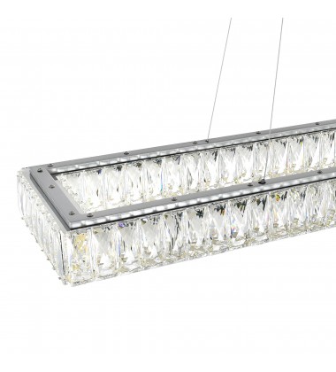 Felicity LED Chandelier With Chrome Finish (1084P52-601-RC-2C) - CWI Felicity LED Chandelier With Chrome Finish (1084P52-601-RC-2C) - CWI