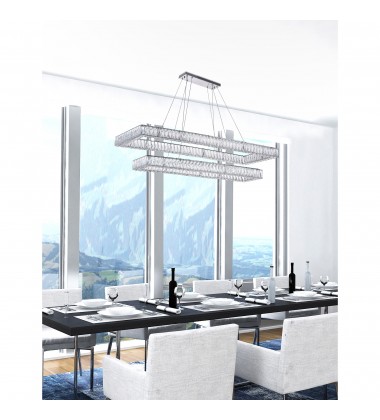 Felicity LED Chandelier With Chrome Finish (1084P52-601-RC-2C) - CWI Felicity LED Chandelier With Chrome Finish (1084P52-601-RC-2C) - CWI