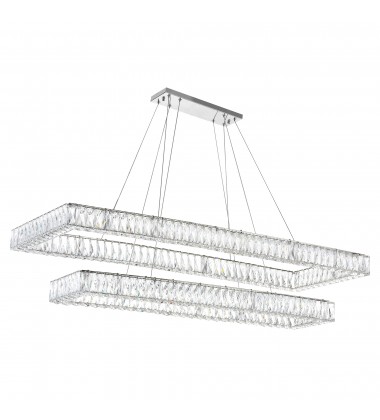 Felicity LED Chandelier With Chrome Finish (1084P52-601-RC-2C) - CWI Felicity LED Chandelier With Chrome Finish (1084P52-601-RC-2C) - CWI