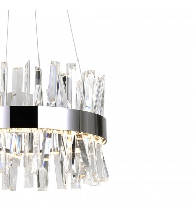  Faye LED Chandelier With Chrome Finish (1086P18-601) - CWI