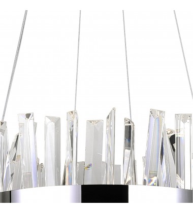  Faye LED Chandelier With Chrome Finish (1086P18-601) - CWI