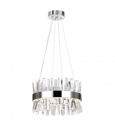 Faye LED Chandelier With Chrome Finish (1086P18-601) - CWI