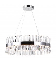  Faye LED Chandelier With Chrome Finish (1086P32-601) - CWI