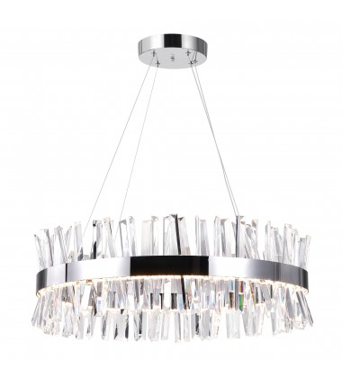  Faye LED Chandelier With Chrome Finish (1086P32-601) - CWI