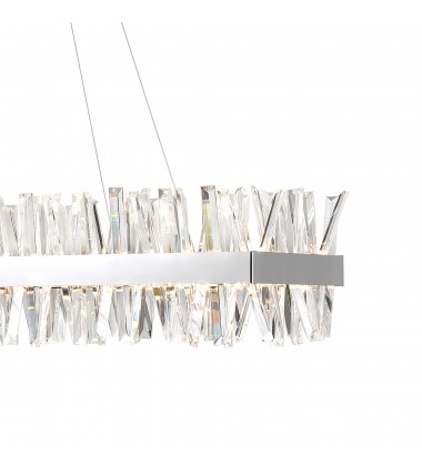  Faye LED Chandelier With Chrome Finish (1086P50-601-RC) - CWI