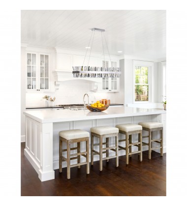  Faye LED Chandelier With Chrome Finish (1086P50-601-RC) - CWI