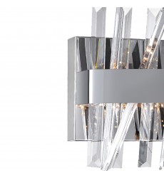  Faye LED Wall Sconce With Chrome Finish (1086W12-601) - CWI