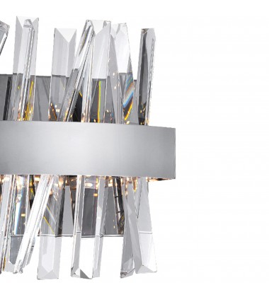  Faye LED Wall Sconce With Chrome Finish (1086W12-601) - CWI