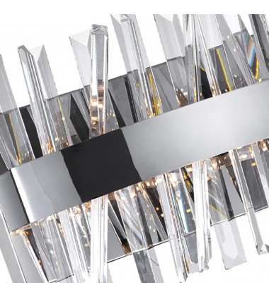  Faye LED Wall Sconce With Chrome Finish (1086W12-601) - CWI